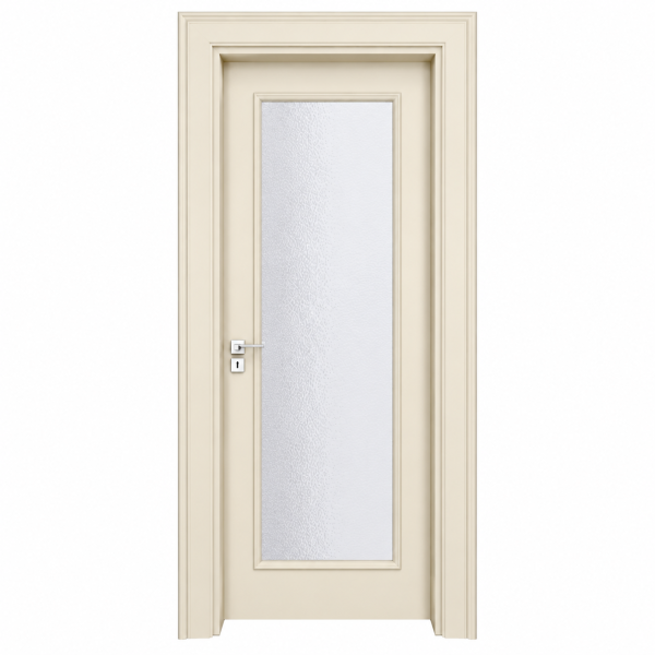 BY-5012V Porte intérieure Laqué Vitrée